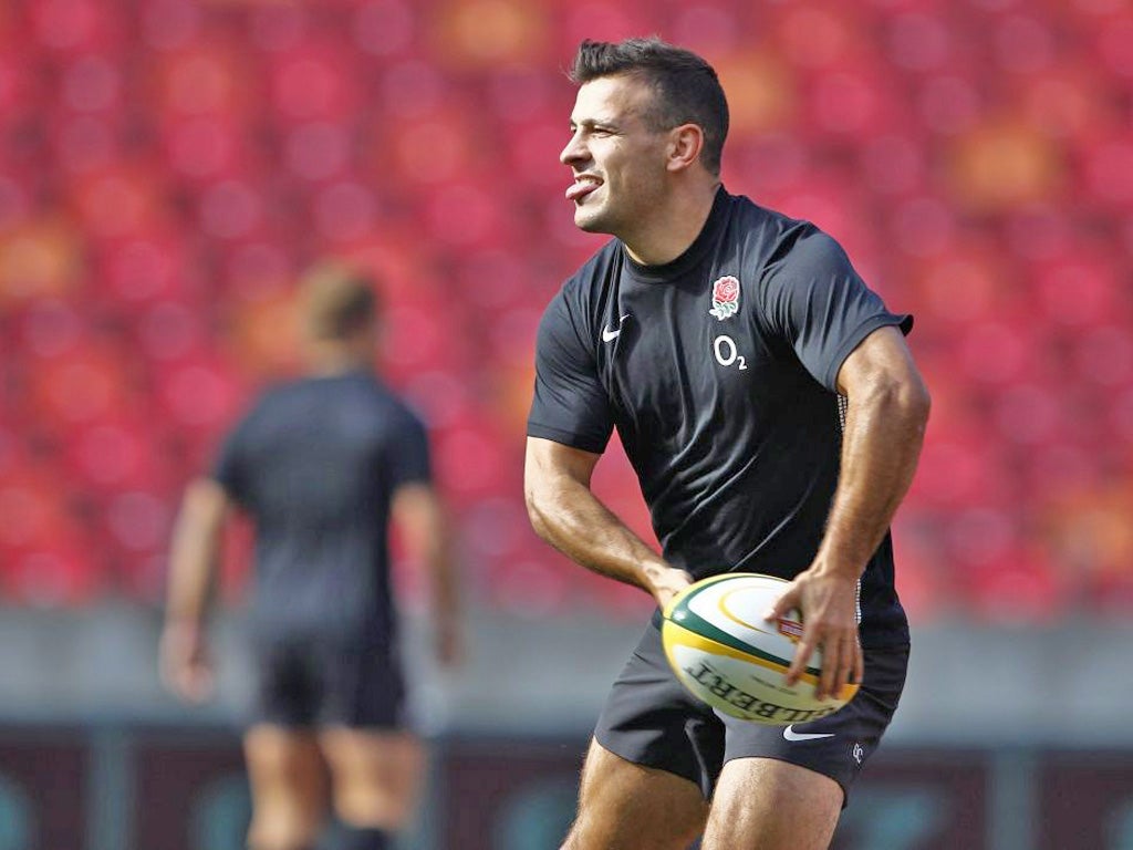 Danny Care takes part in training in Port Elizabeth yesterday
