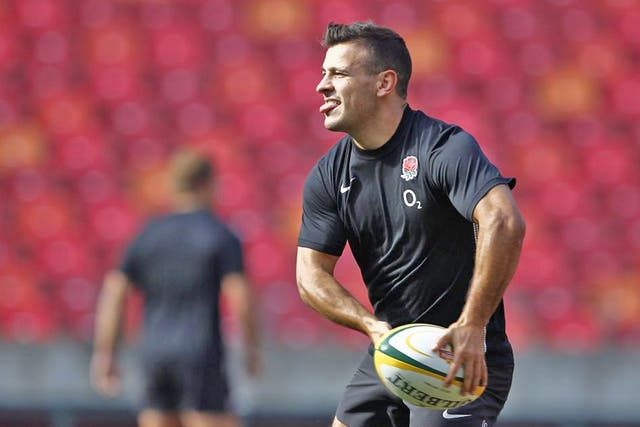 Danny Care takes part in training in Port Elizabeth yesterday