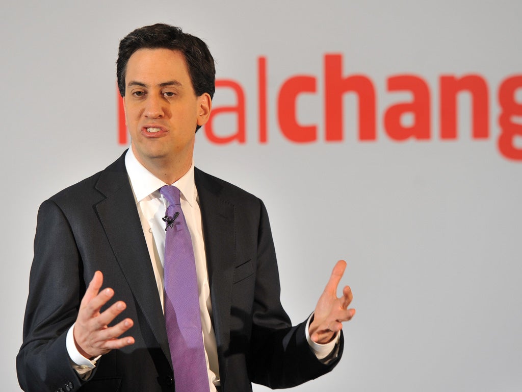 Ed Miliband wants calm between the Blairites and trade unions