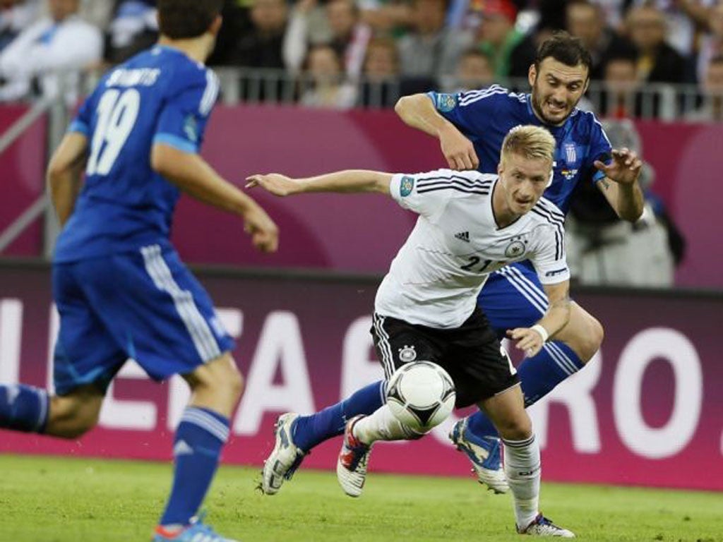 Marco Reus impressed – and scored – on his first Euro 2012 start