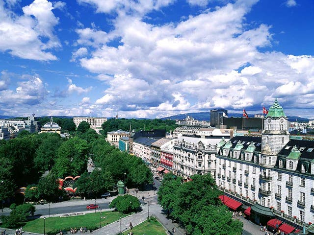 Norway Out: Oslo's Grand Hotel, which Munch often visited