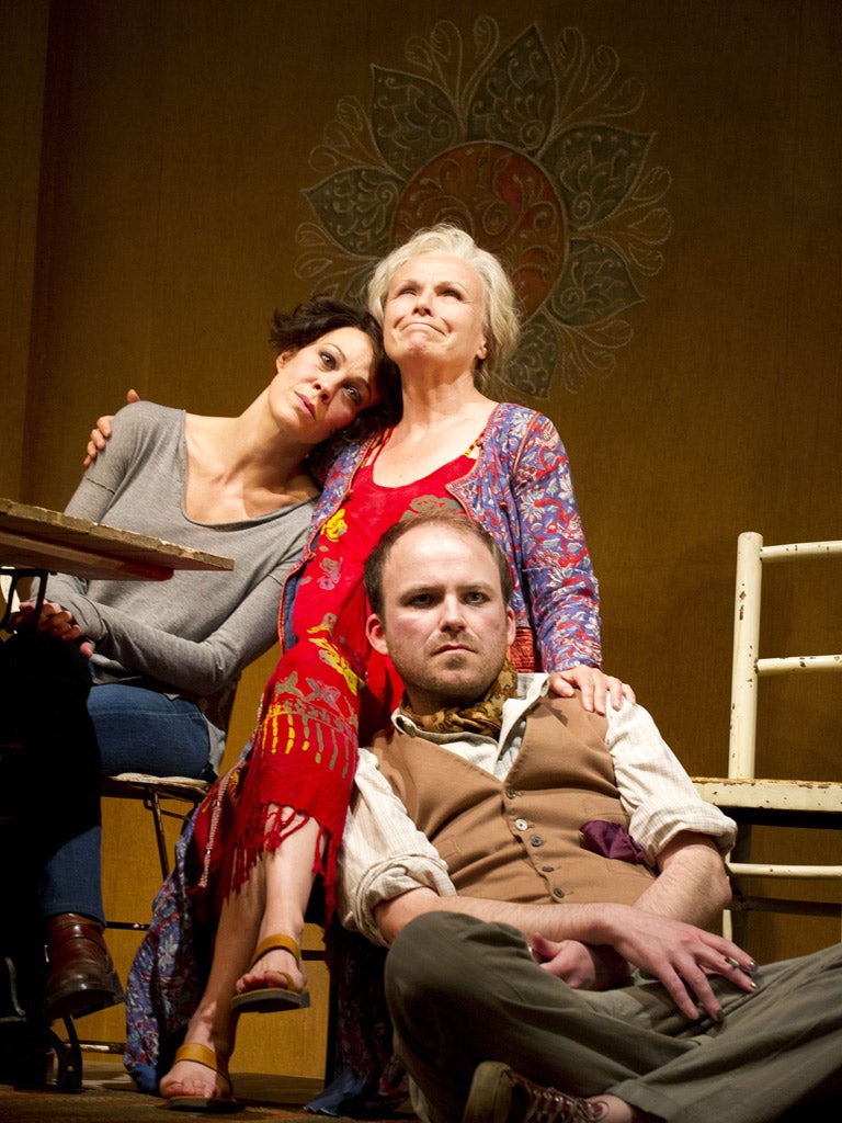Julie Walters, centre, with her troubled children Helen McCrory and Rory Kinnear