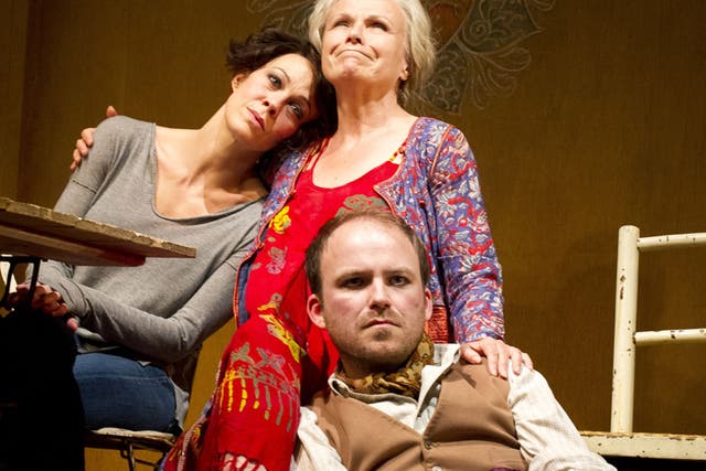 Julie Walters, centre, with her troubled children Helen McCrory and Rory Kinnear