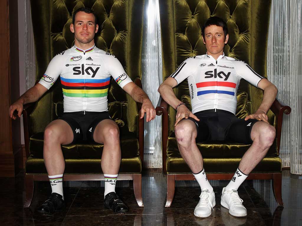 Armchair theatre:
Cavendish and
Wiggins are
ready to face
the drama of
the Tour