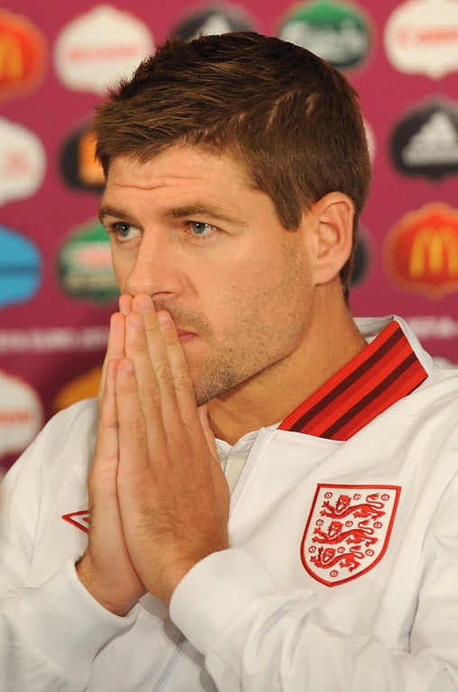 Steven Gerrard is hoping lead his side to glory in England's quarter-final match against Italy