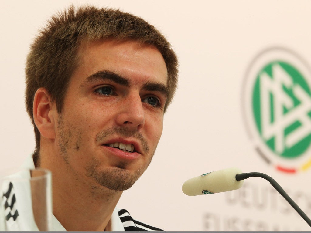 Germany captain Lahm is backing England to beat Italy as he believes they will make for an easier semi-final