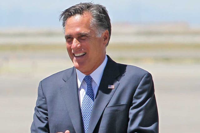 Republican presidential candidate, Mitt Romney spends the weekend with close political friends