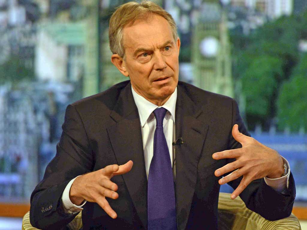 Tony Blair said it was ‘absurd’ to claim Cabinet did not discuss the issue
