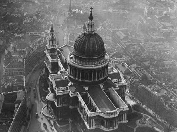 St Paul's Cathedral, London. March 1921.