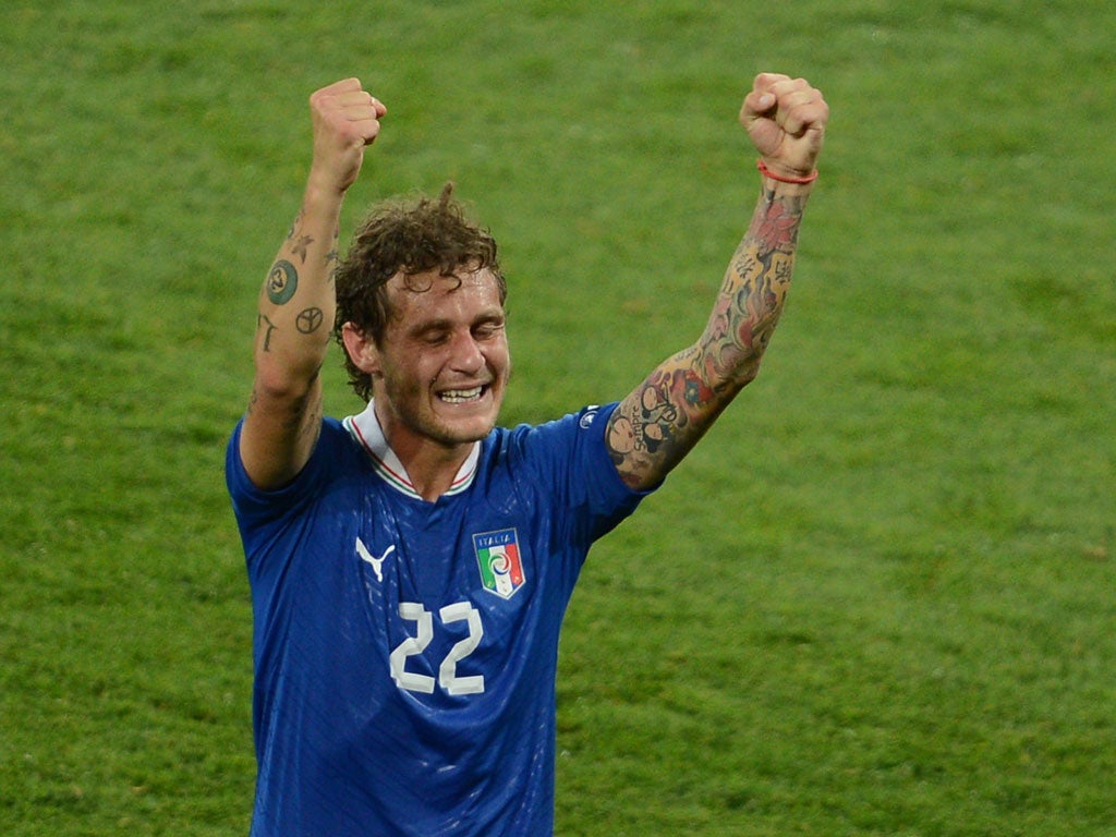 Alessandro Diamanti starred for Italy against England