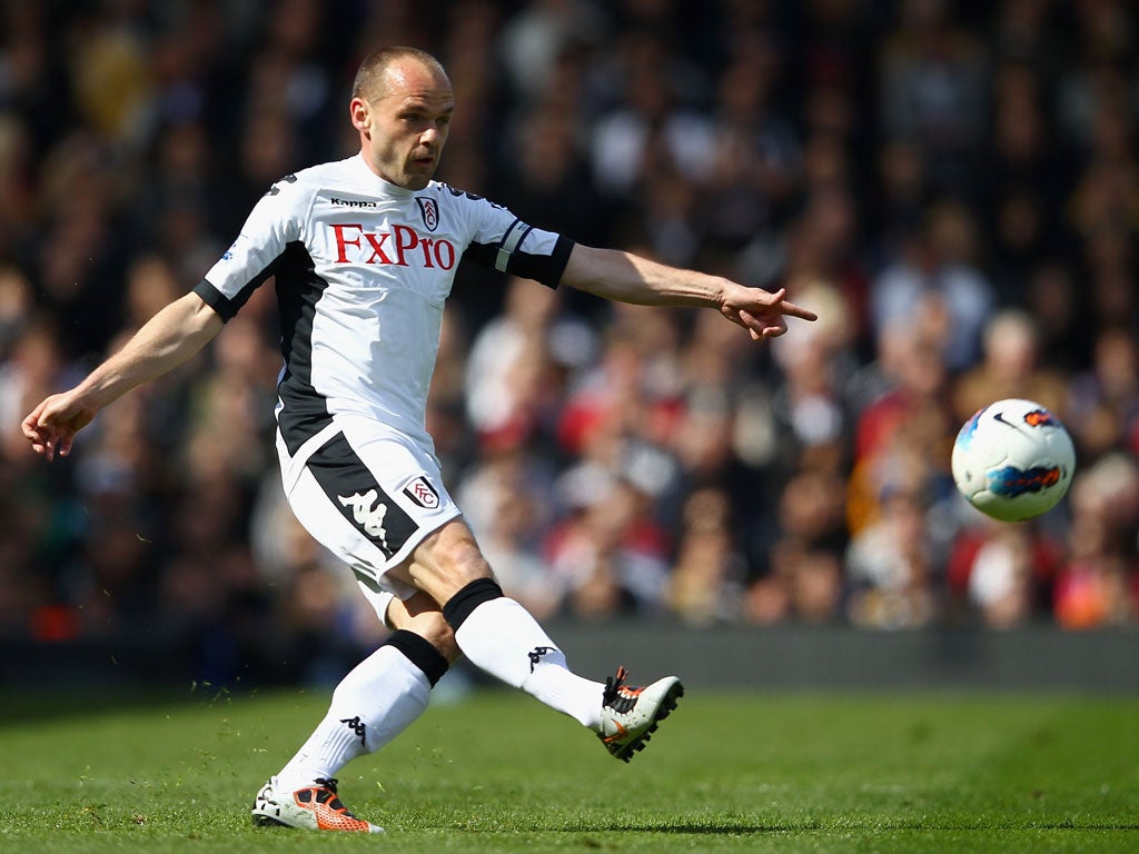 Danny Murphy was out of contract at Fulham