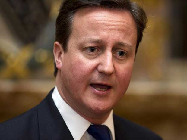 The Government could break the link between benefits and inflation, David Cameron said today