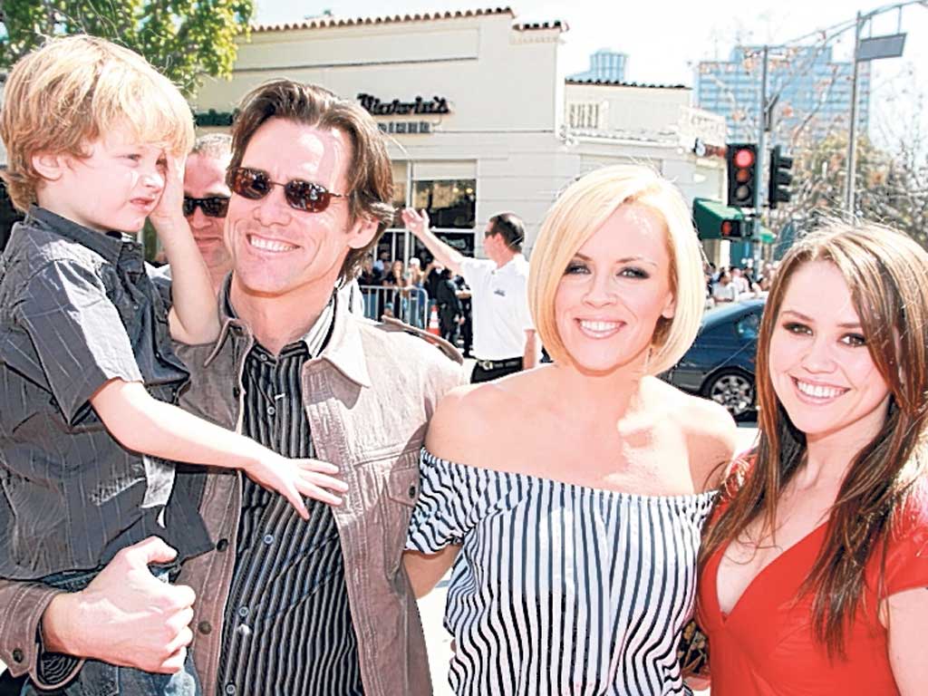 Jim Carrey and Jenny McCarthy: She's keen for him to keep seeing her son Evan