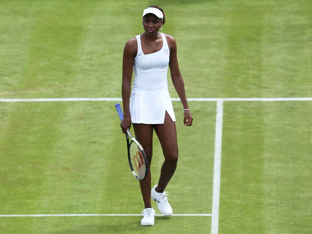 Williams fell 5-0 behind in the opening set