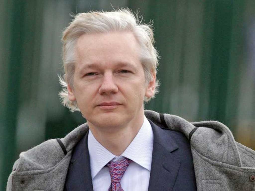 Julian Assange has been inside the Embassy of Ecuador in London since last week