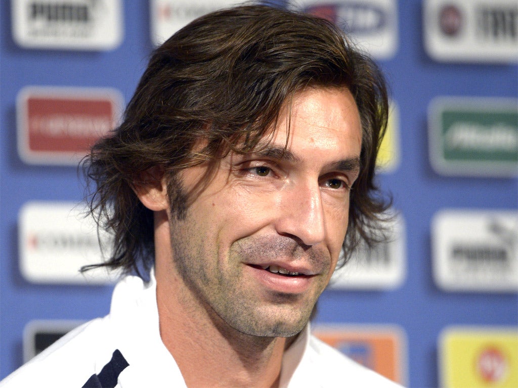 Italy's Andrea Pirlo has, at the age of 33, become one of the stars of Euro 2012