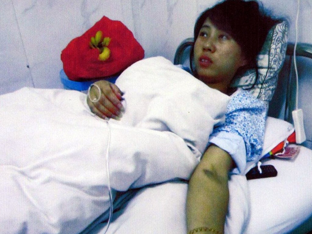 Feng Jianmei was forced abort her seven-month foetus