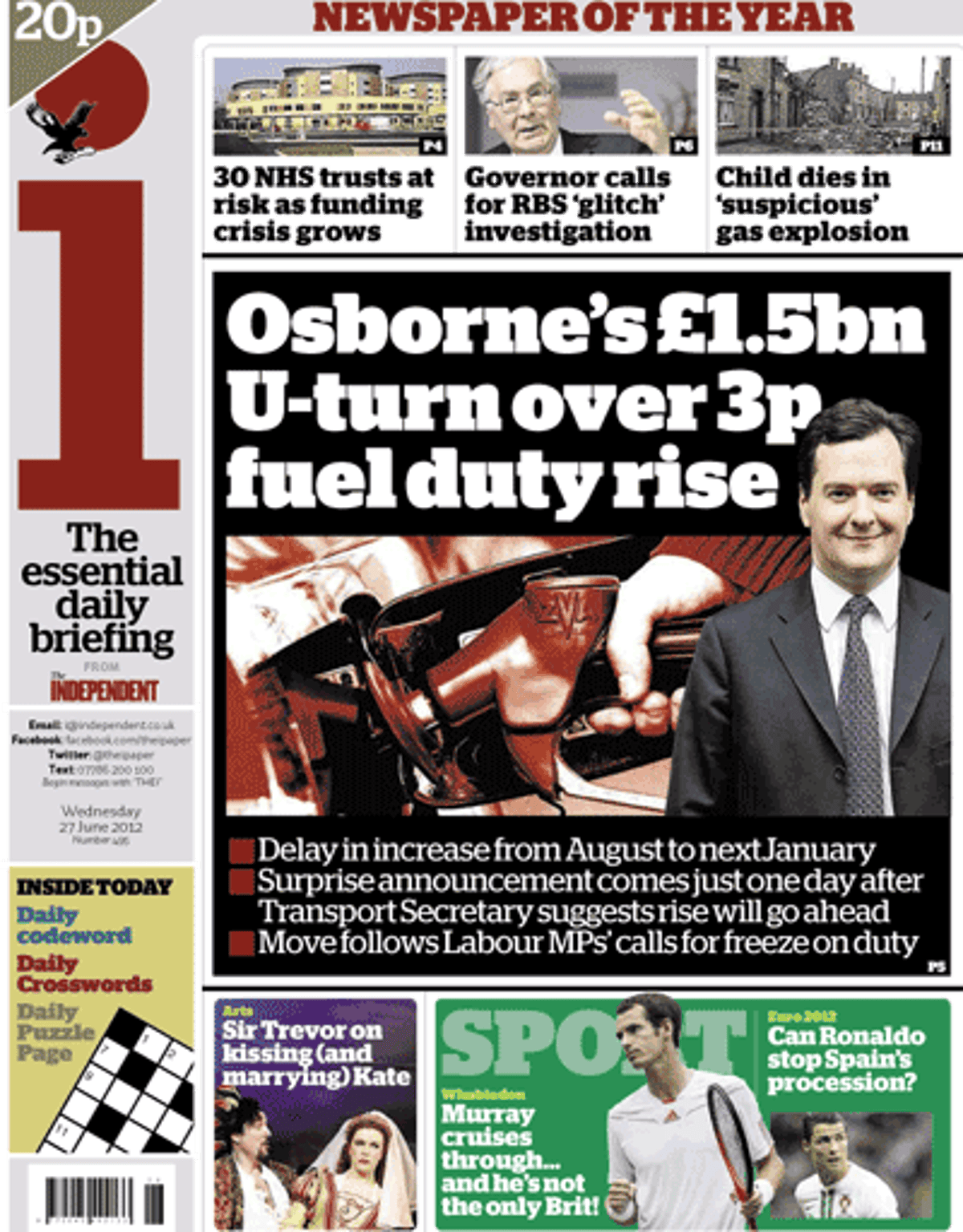 i Editor's Letter: Decrease in fuel price | The Independent | The  Independent