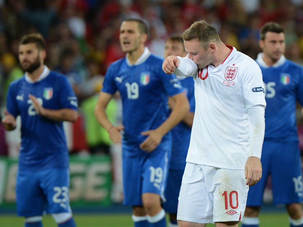 Wayne Rooney was disappointing at Euro 2012