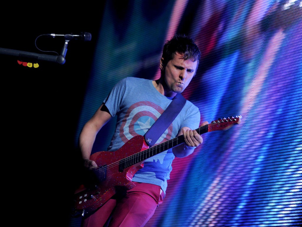 Muse lead singer Matt Bellamy was a surprise torch bearer
