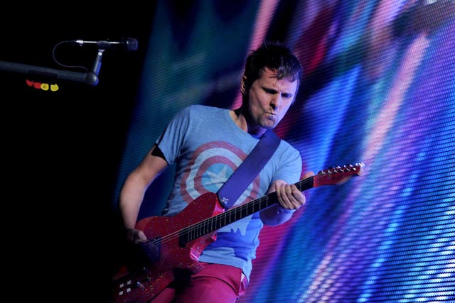 Muse lead singer Matt Bellamy was a surprise torch bearer