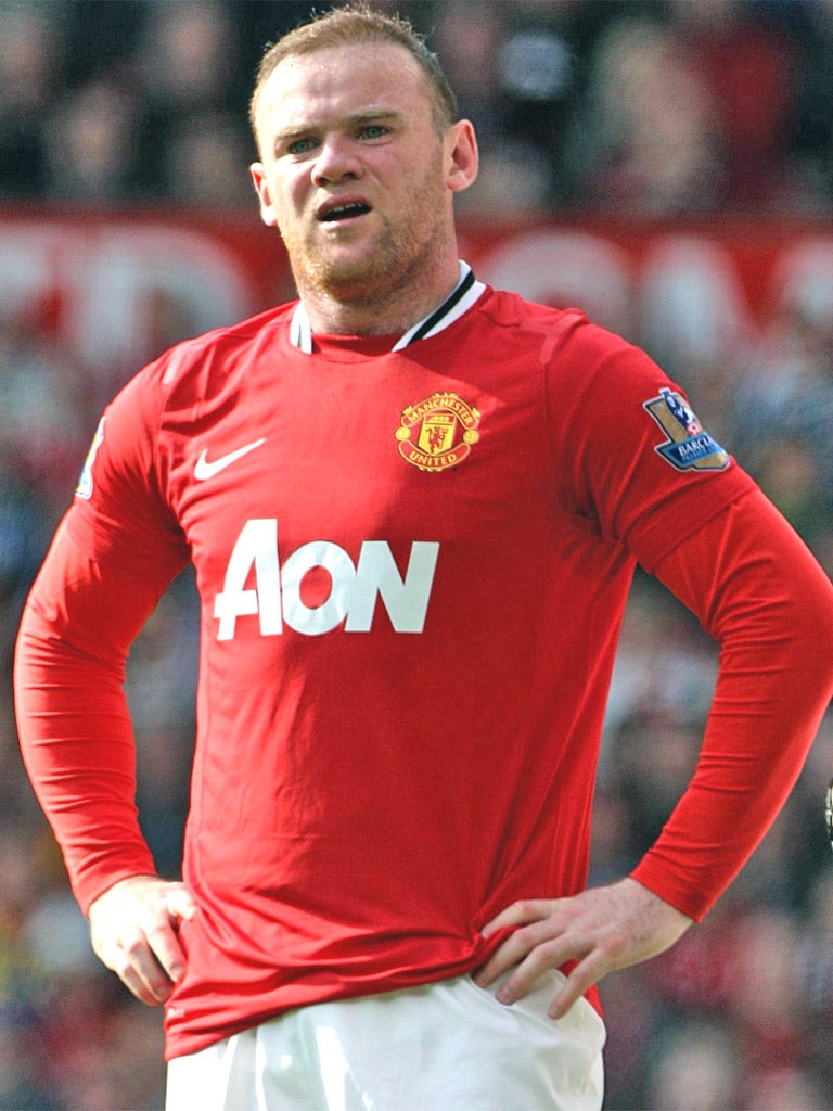 Wayne Rooney is itching to get back into United's colours