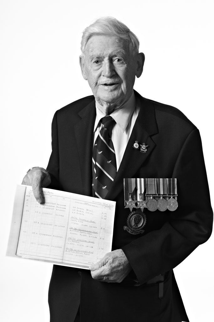 Leslie Gordon: Rear-gunner, flying in Lancasters, 75 Squadron