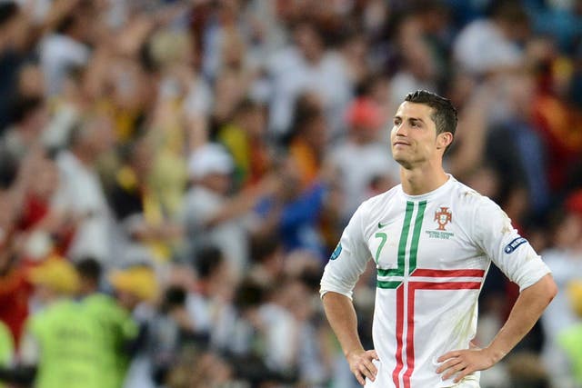 Cristiano Ronaldo after defeat to Spain