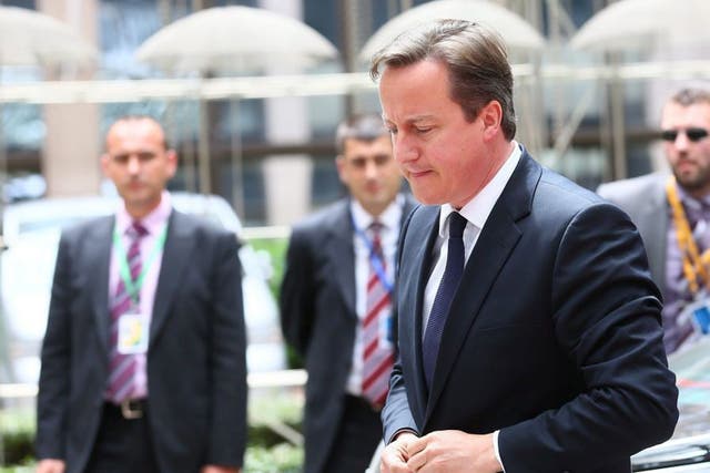 The Prime Minister arrives in Brussels for two days of talks
