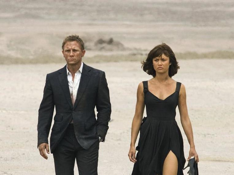 Daniel Craig and Olga Kurlyenko in ‘Quantum of Solace’