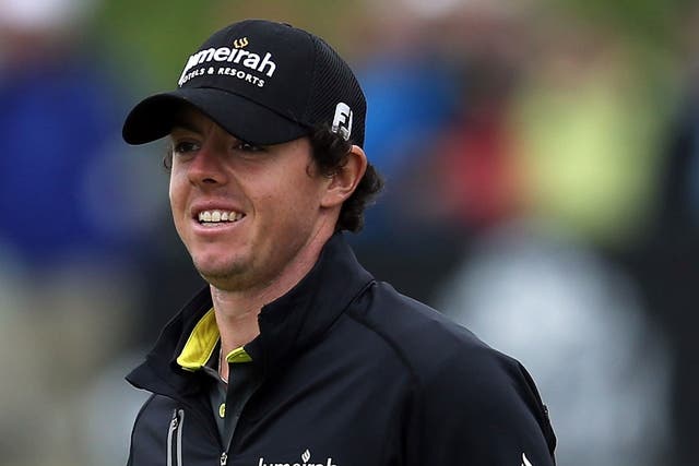 Rory McIlroy outperformed his
major-winning compatriots