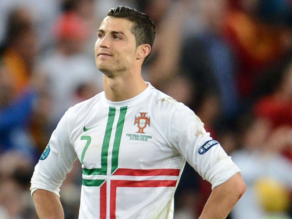 Cristiano Ronaldo: The Portugal
captain said his
side 'played well
and deserved to
be in the final'