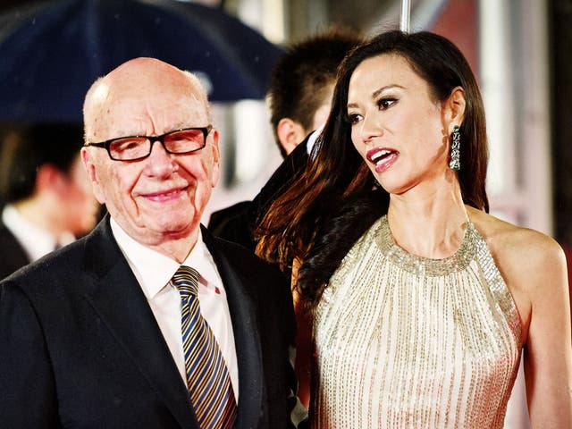 Rupert Murdoch
with Wendi Deng