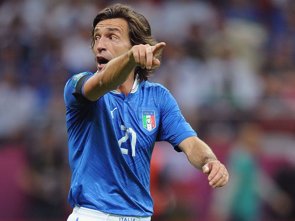 That way to the final. Andrea
Pirlo was in brilliant form again