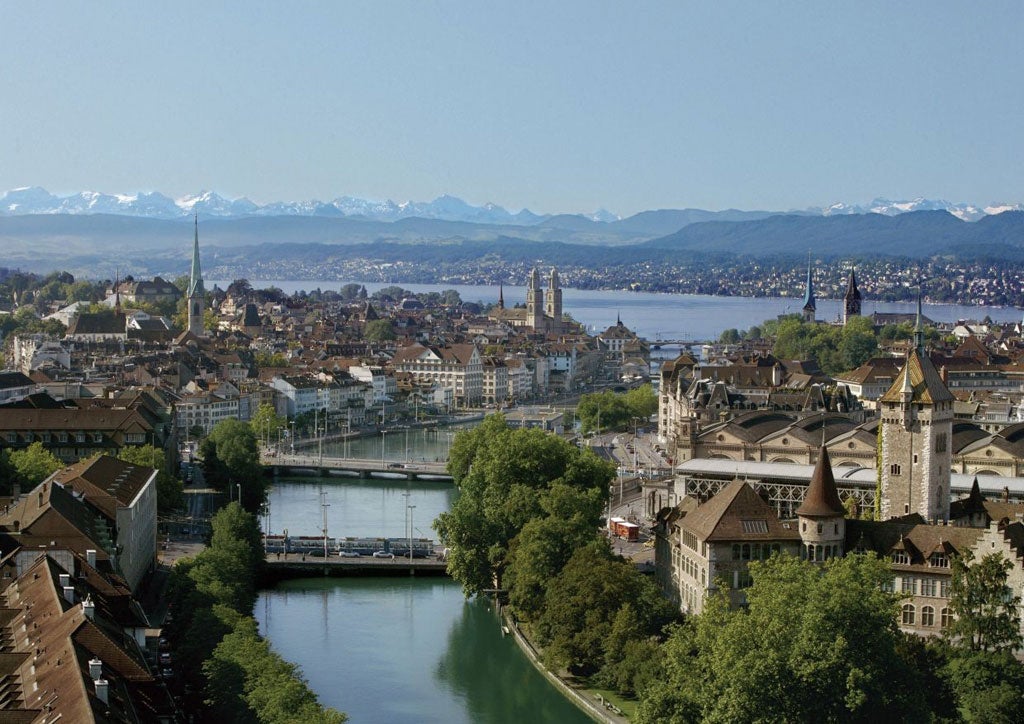 City of water: Zurich's river Limmat