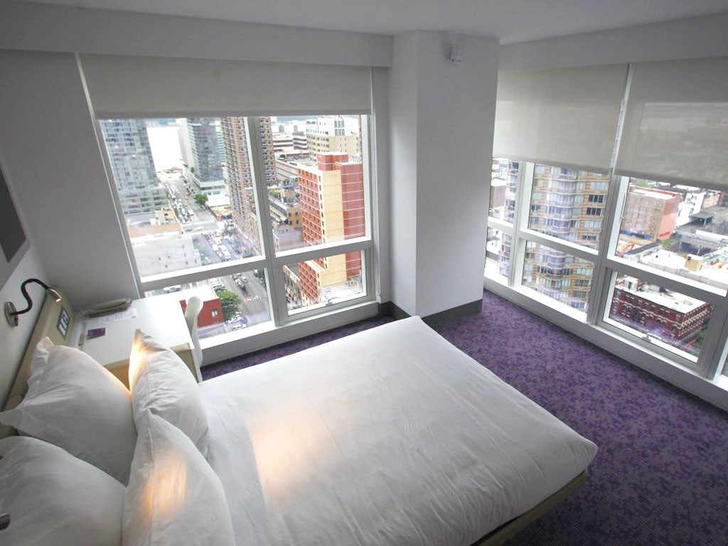 Changing rooms: Yotel New York