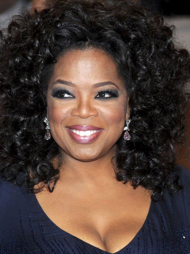 FILE - In this May 3, 2010 file photo, Oprah Winfrey arrives at the Metropolitan Museum of Art Costume Institute gala in New York. Winfrey gave a one-hour interview to Facebook Chief Operating Officer Sheryl Sandberg, Thusday, Sept. 8, 2011, as a part of its Facebook Live online talk show.
