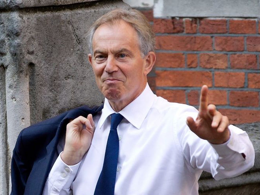 Former Prime Minister Tony Blair has said he would like to return to No. 10