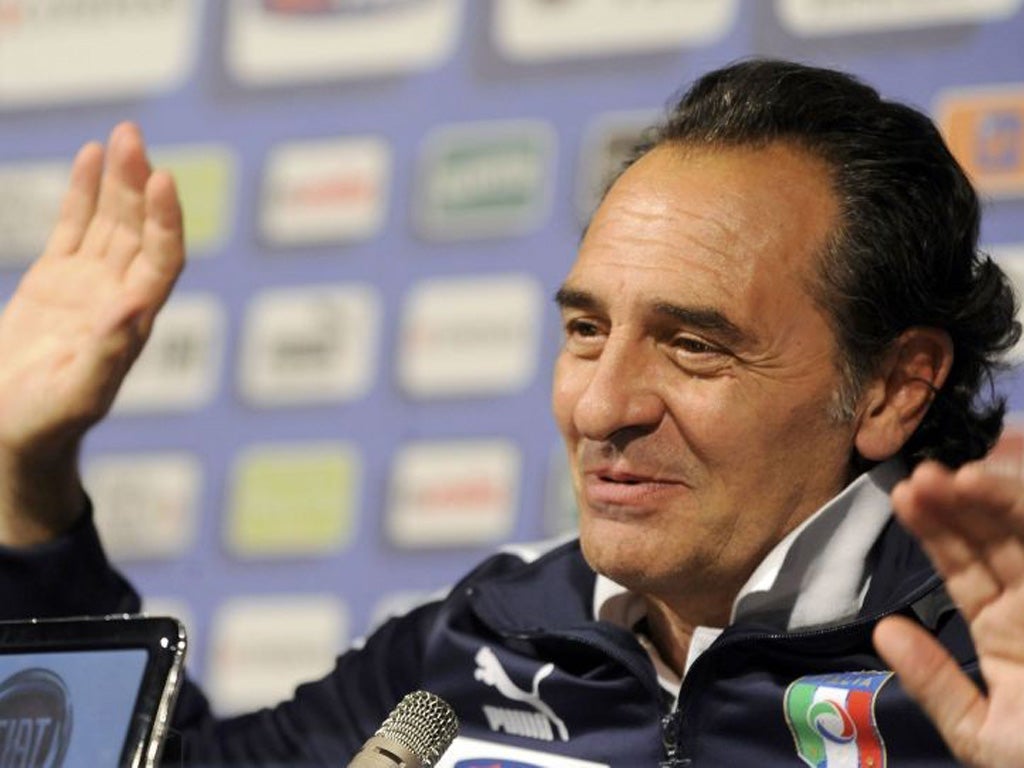 Cesare Prandelli has built an Italian team with an unusually attacking style to it