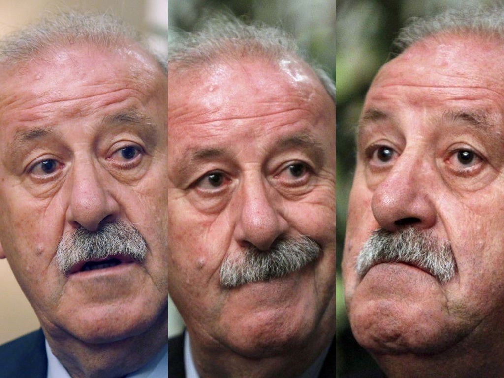 The many faces of Spain's coach Vicente del Bosque