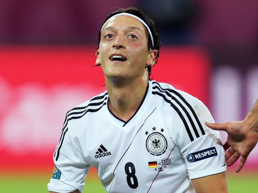 Mesut Ozil finished on the losing side in the semi-final