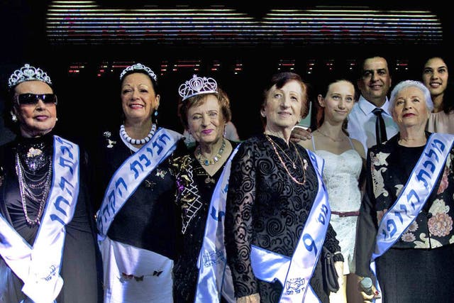 Contestants of Israel's first 'Miss Holocaust Survivor'