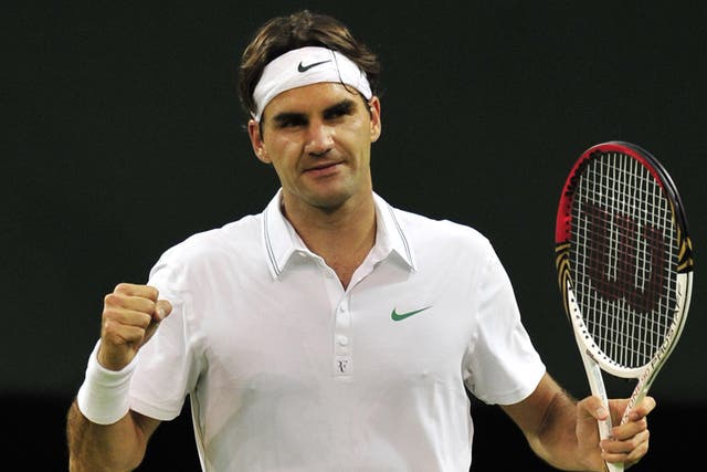 Federer has played
his next adversary, Xavier Malisse,
nine times over the years, and he has
won the lot