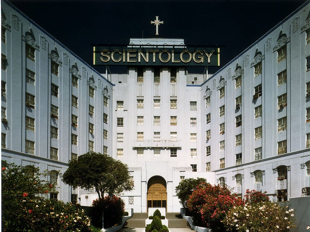 The Church of Scientology HQ in Los Angeles