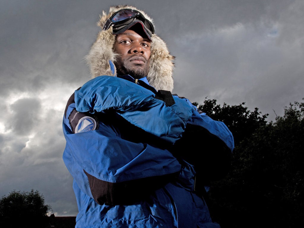 Dwayne Fields is attempting to reach the South Pole in November