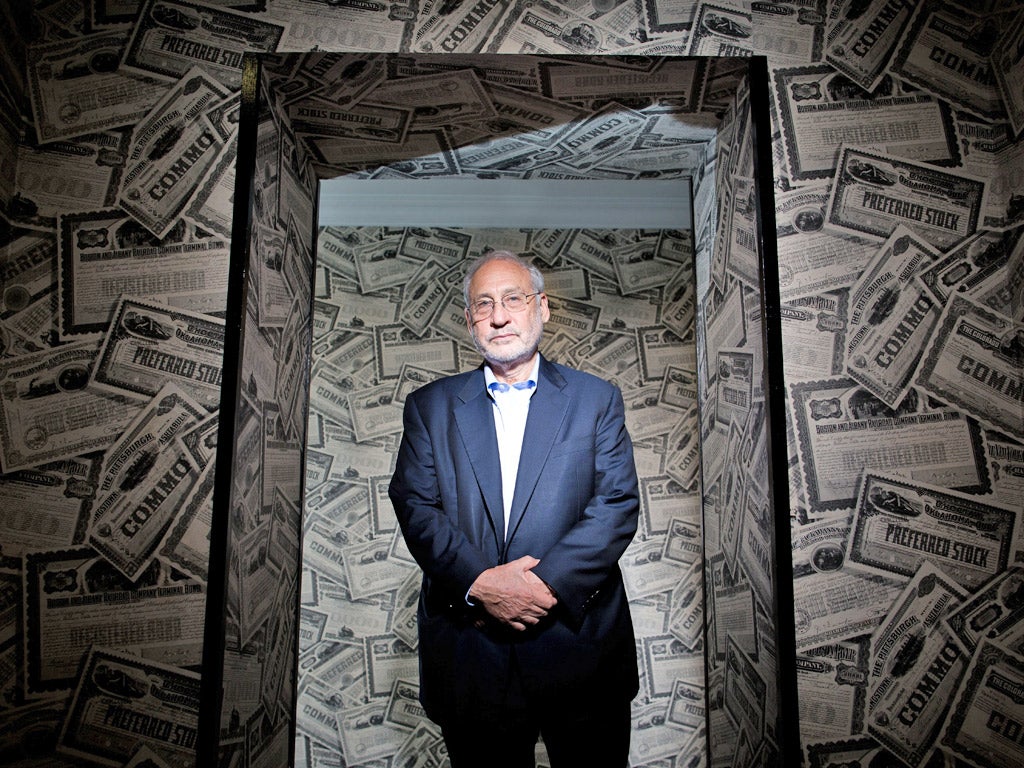 Joseph Stiglitz, an economist and a professor at Columbia University