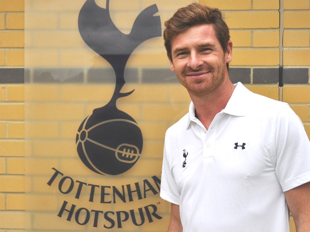 Andre Villas-Boas at Spurs Lodge yesterday