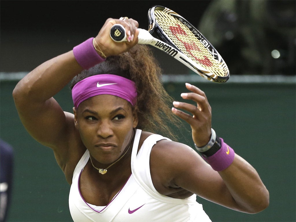 Serena Williams regained her form yesterday, outgunning Petra Kvitova 6-3, 7-5