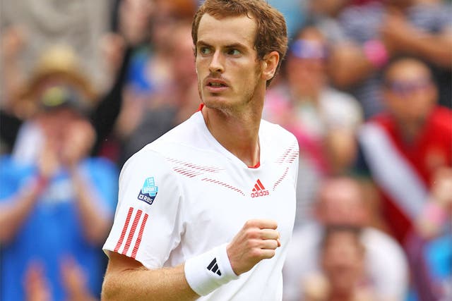 Murray came back from losing the opening set