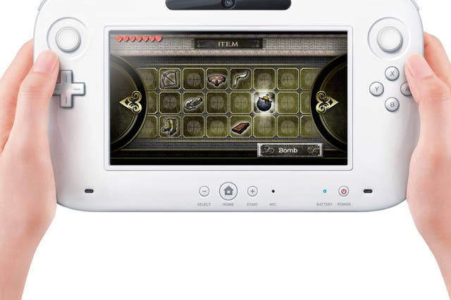 <b>Wii U Tablet</b> The new tablet controller for the new Wii U console. It provides a screen that enables you to control games and watch content. It also provides an infrared function to turn on your television